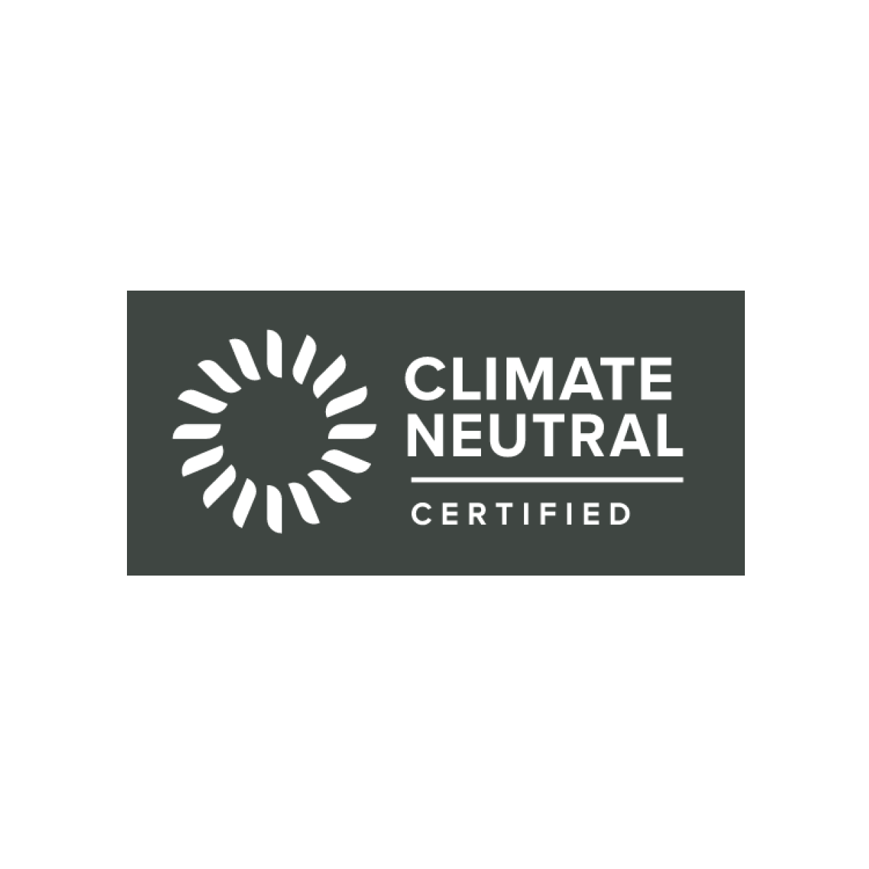 A "Climate Neutral" logo